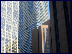 Chicago Riverwalk 138 - Aqua, a new residential skyscraper